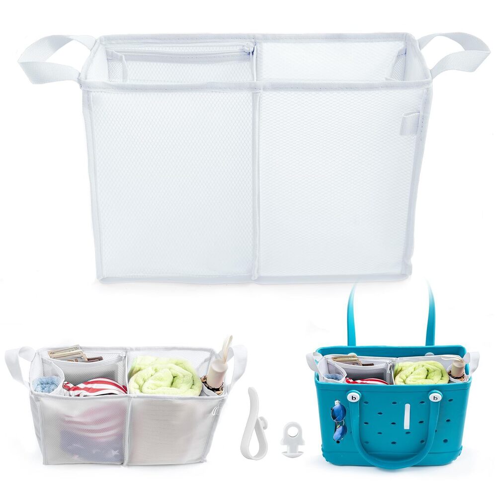 4971 Mesh Beach Bag Organizer Insert 2 Accessories Compatible